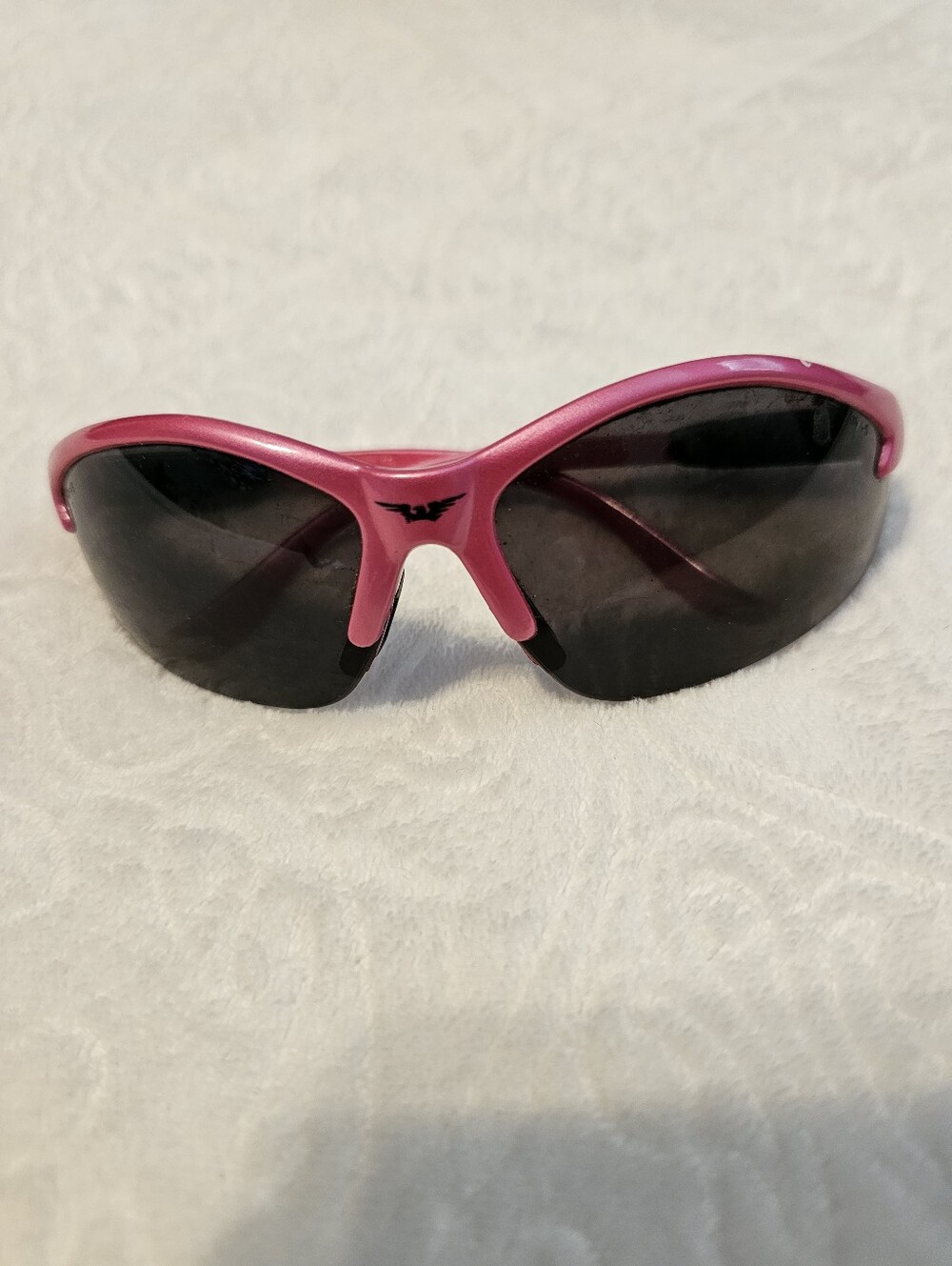 Vintage Global Vision Pink Shield Sport Sunglasses - Dark Smoke Shatterproof Len